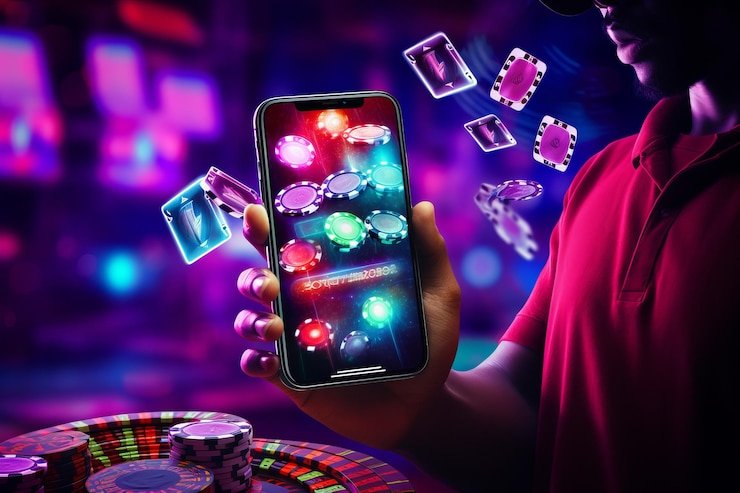 Tampilan meja live casino dengan dealer ramah di studio virtual berkelas